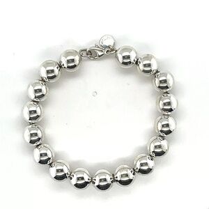 Tiffany & Co Sterling Silver Bead Ball Bracelet